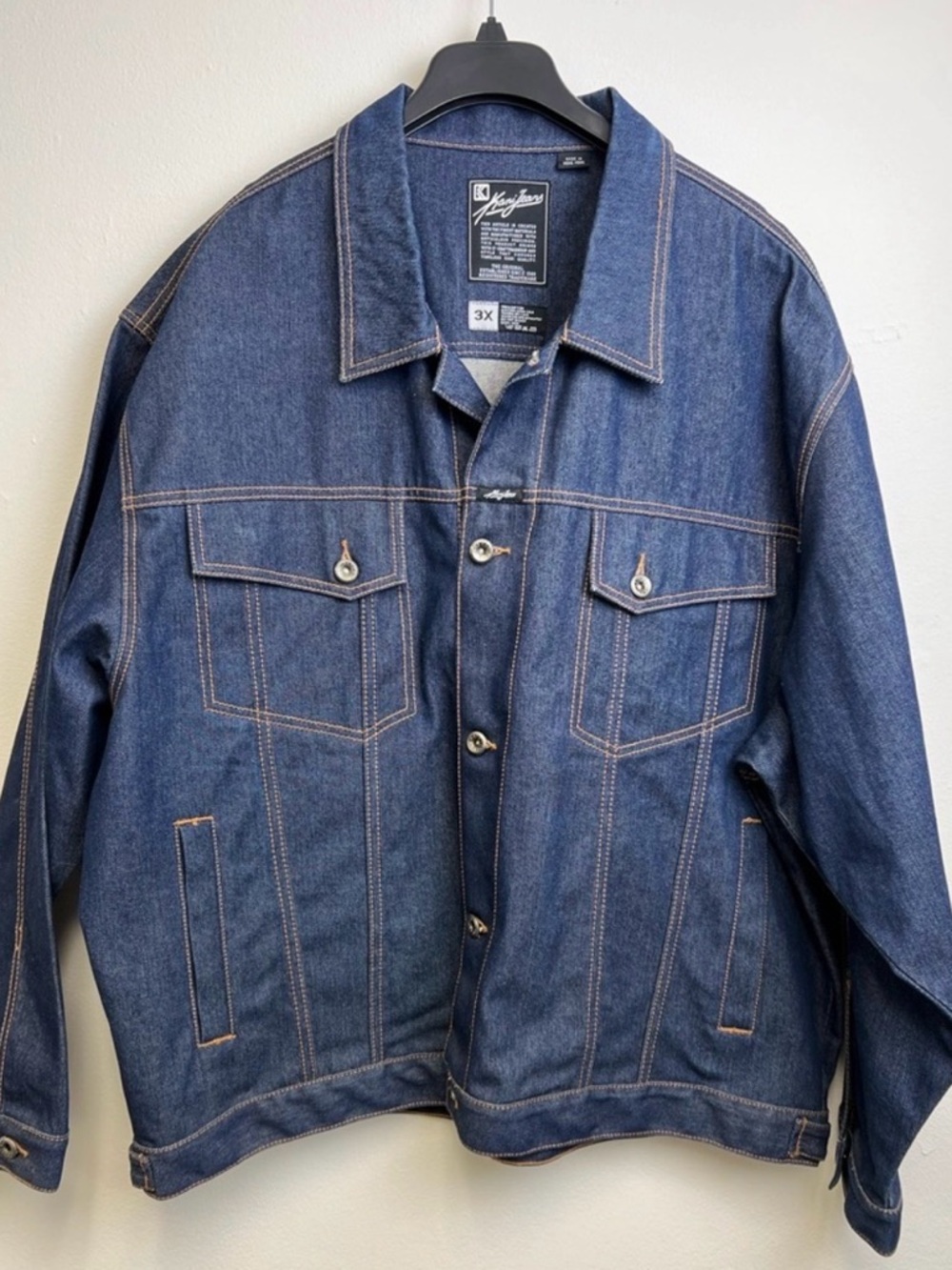 Vintage Karl Kani Denim Jacket mens size 3X